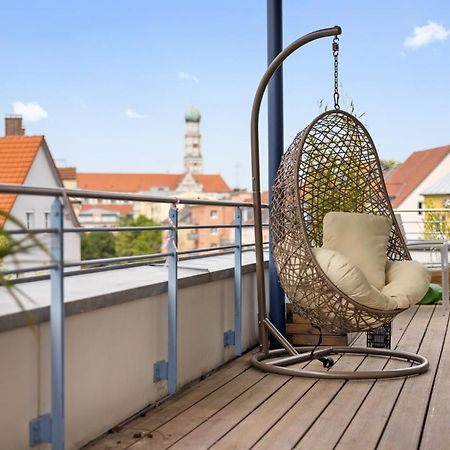 Arbio I Premium Penthouse Apartment Augsburg Ngoại thất bức ảnh