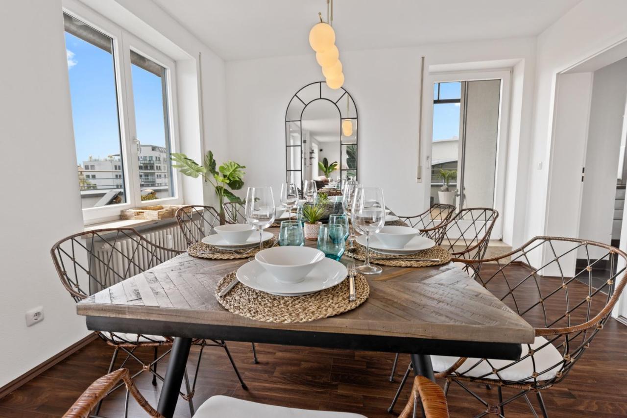 Arbio I Premium Penthouse Apartment Augsburg Ngoại thất bức ảnh