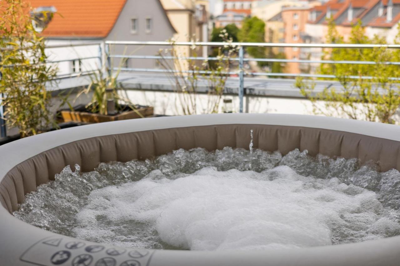 Arbio I Premium Penthouse Apartment Augsburg Ngoại thất bức ảnh