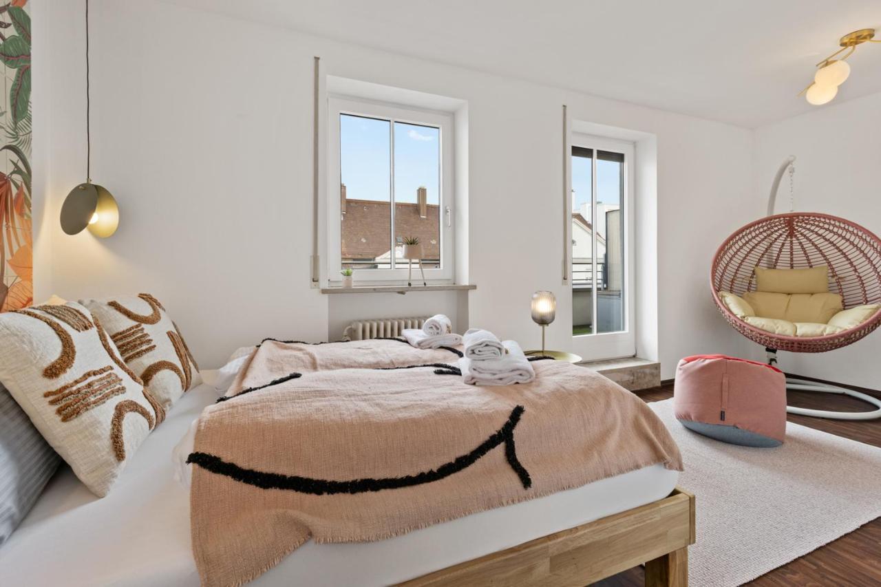 Arbio I Premium Penthouse Apartment Augsburg Ngoại thất bức ảnh