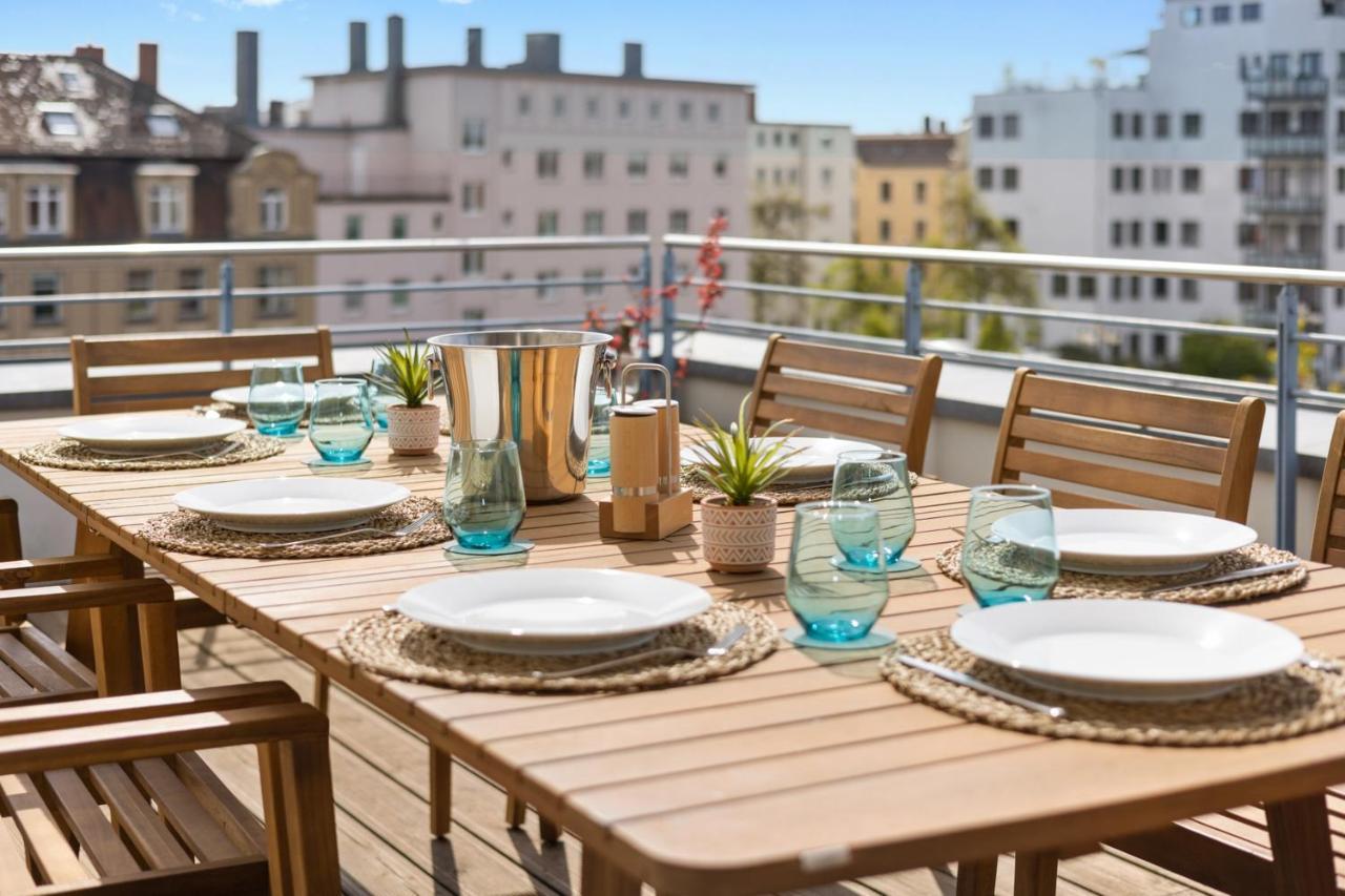 Arbio I Premium Penthouse Apartment Augsburg Ngoại thất bức ảnh