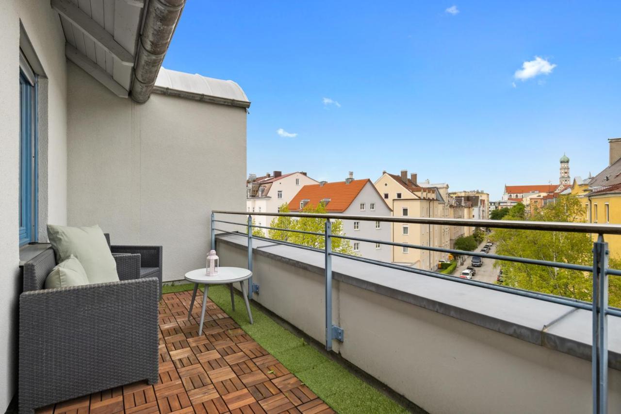 Arbio I Premium Penthouse Apartment Augsburg Ngoại thất bức ảnh