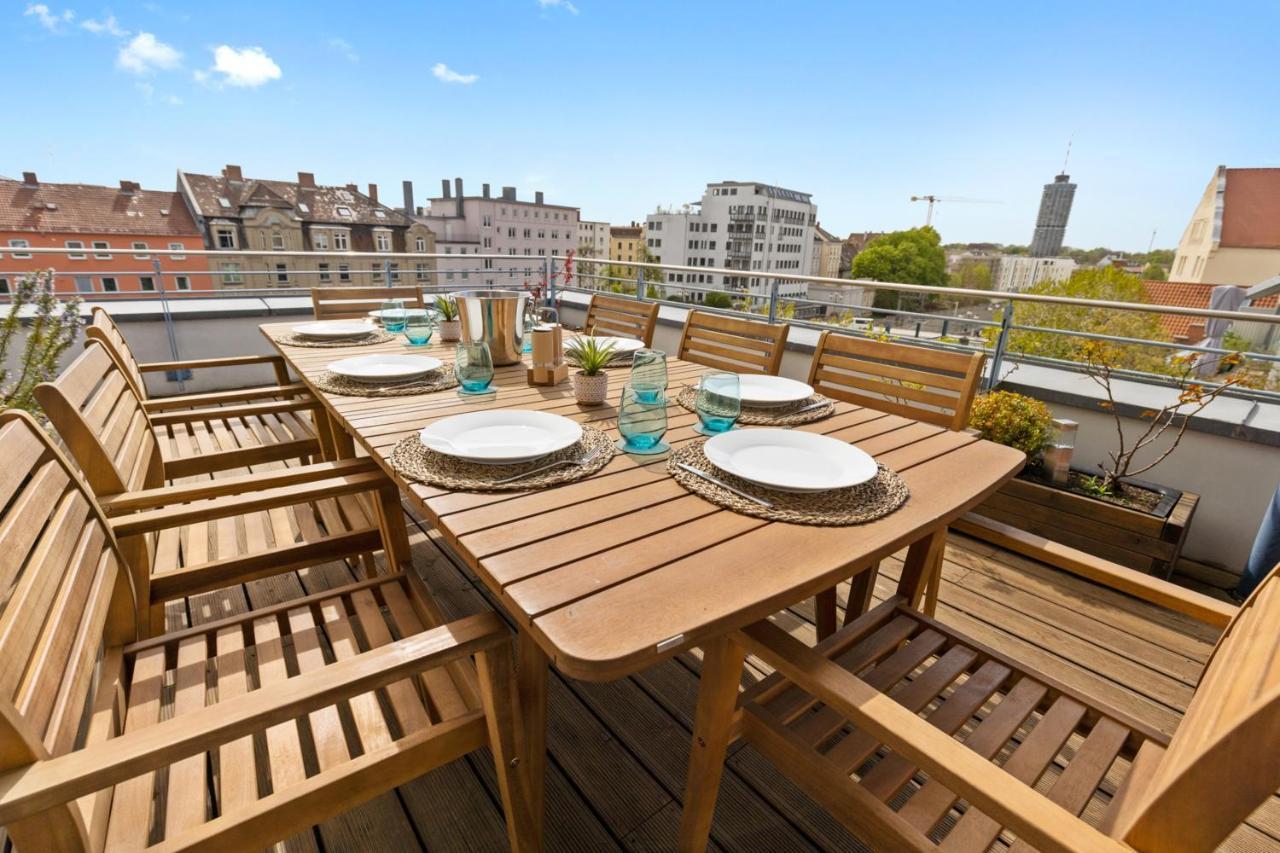 Arbio I Premium Penthouse Apartment Augsburg Ngoại thất bức ảnh